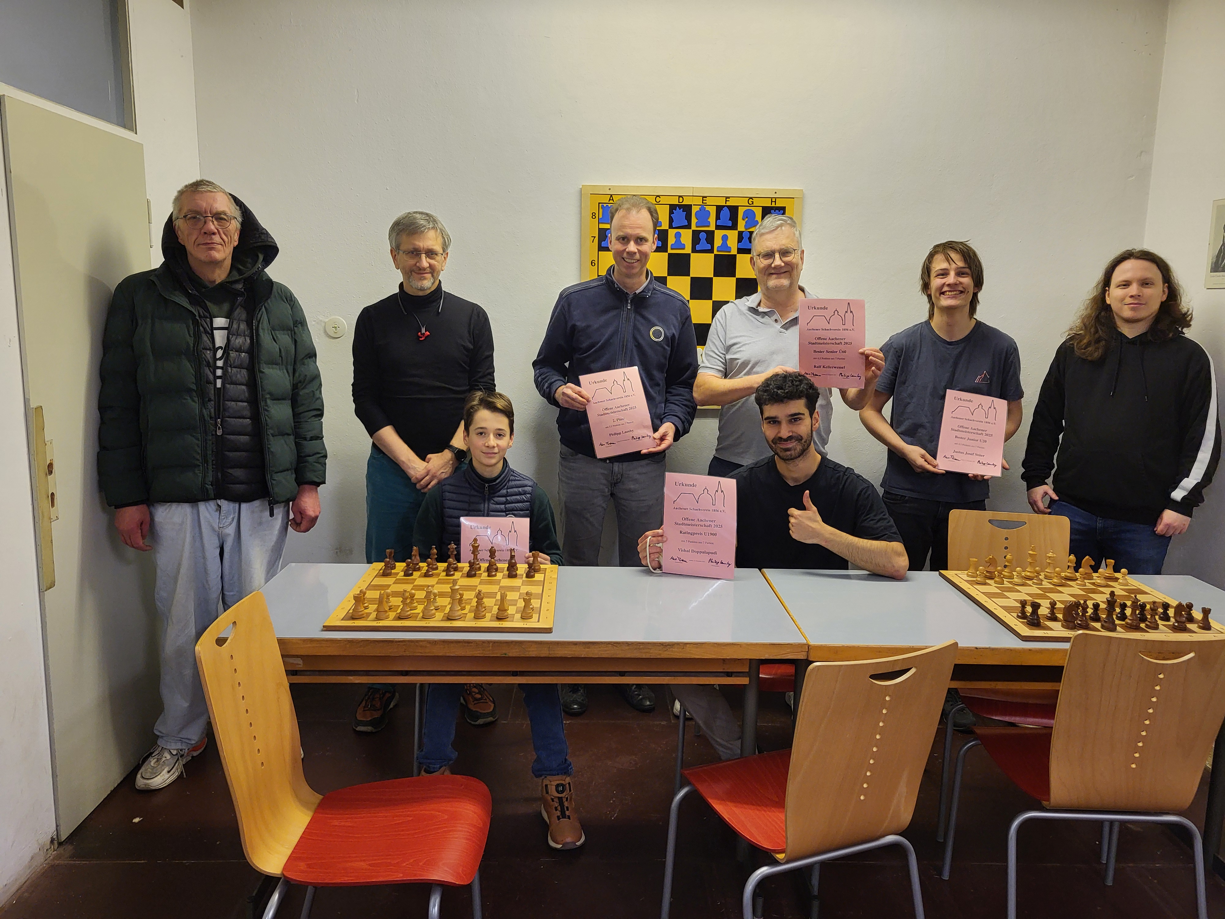 Siegerehrung der Stadtmeisterschaft 2025